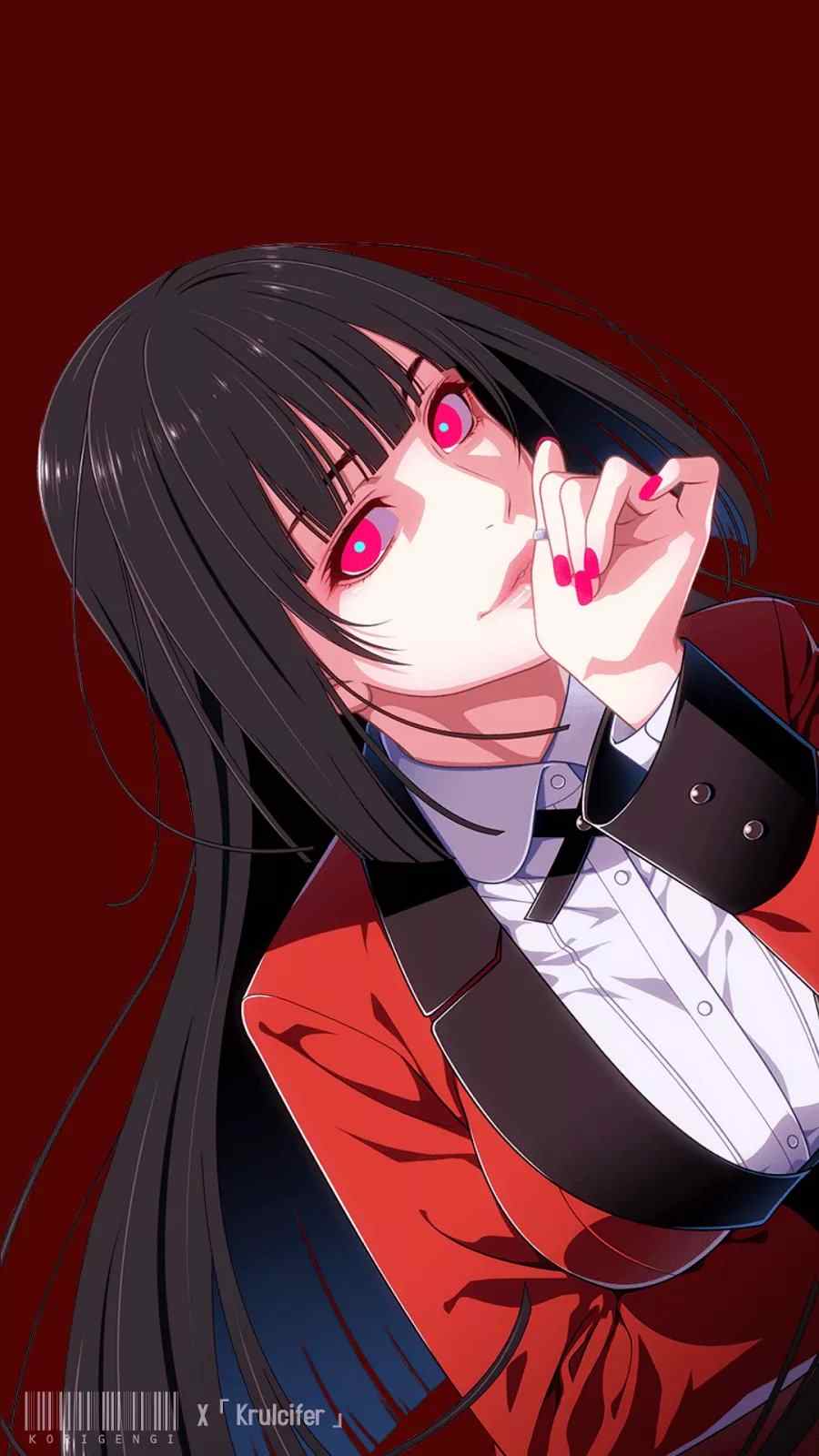 Лучшие обои Безумный азарт (Kakegurui) для мобильного!