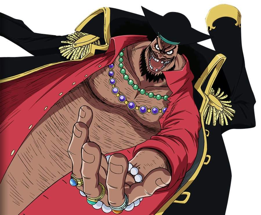 Черная борода в One Piece.