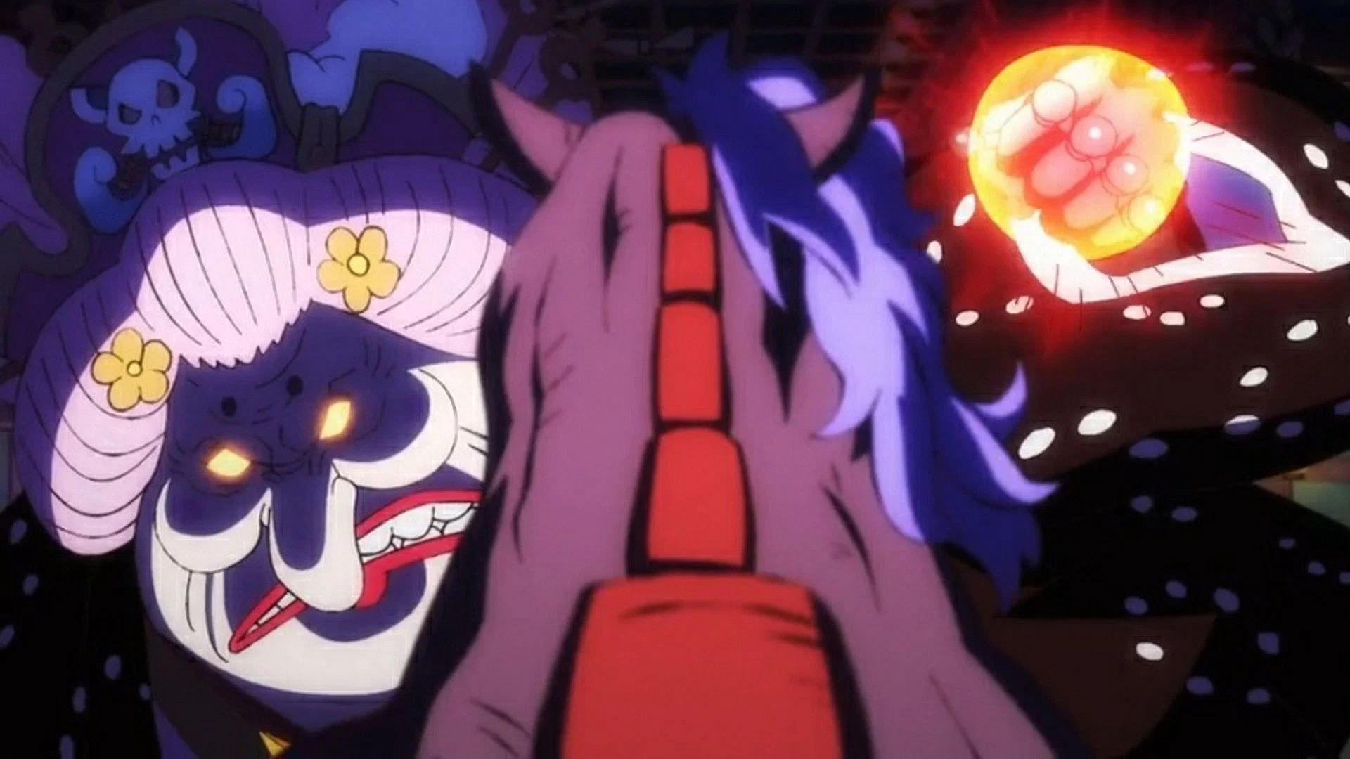 Большая Мамочка атакует, аниме One Piece