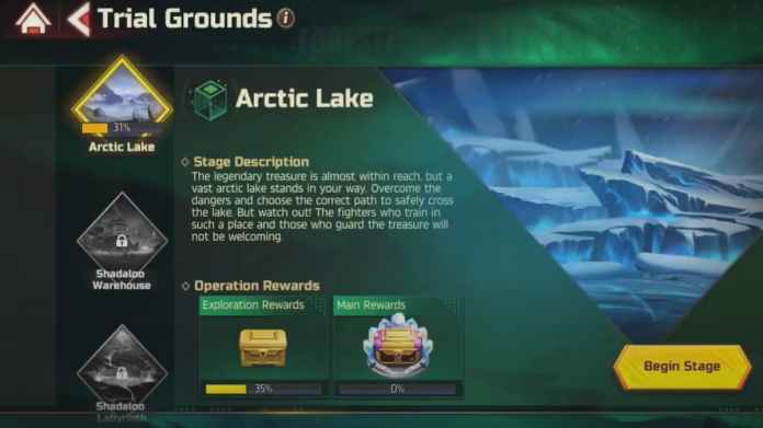 Как решить головоломку Арктическое озеро в Street Fighter Дуэль
