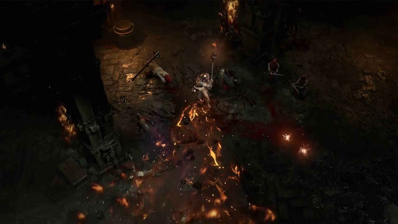 Варвар из Diablo 4 заставит вас прыгнуть в самую гущу схватки, чтобы разбить лица врагов.