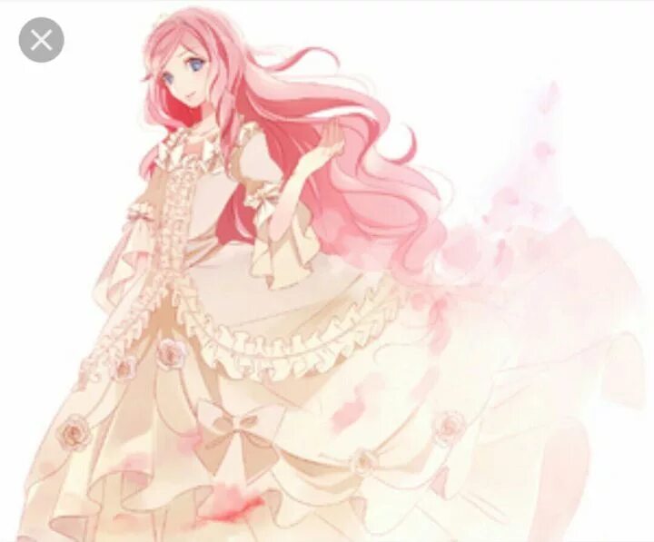 Аниме принцесса с розовыми волосами 1