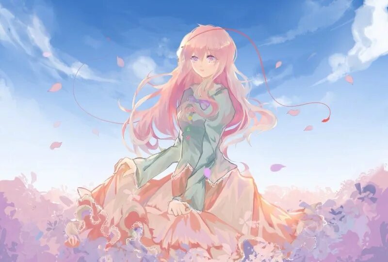 Аниме принцесса с розовыми волосами 14