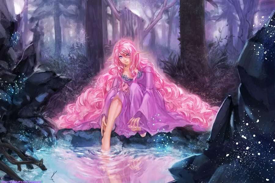 Аниме принцесса с розовыми волосами 8