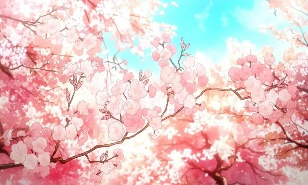 Аниме цветы Сакуры 19