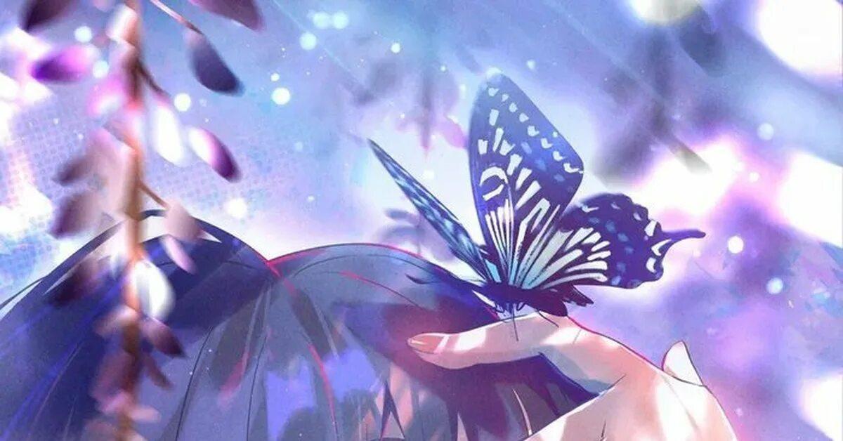 Бабочки в стиле аниме 4