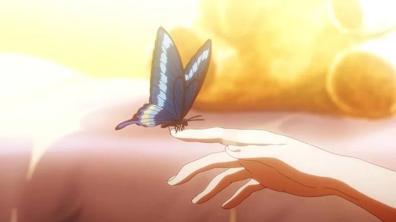 Бабочки в стиле аниме 9