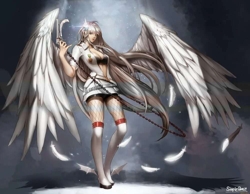 Демон с белыми крыльями 5