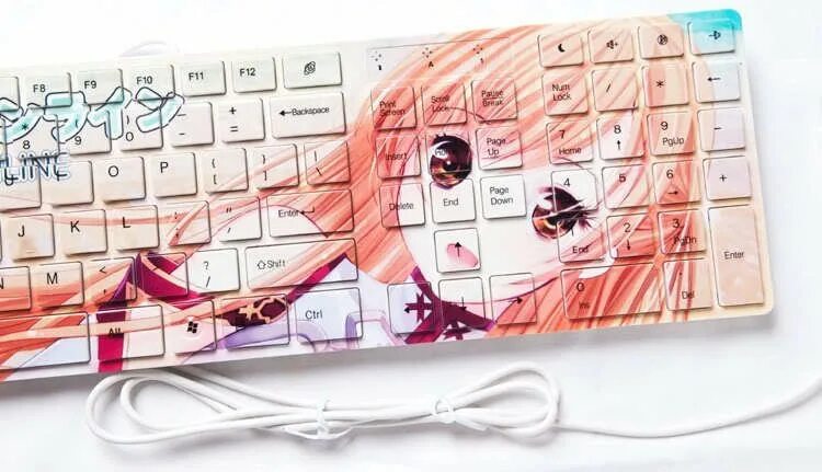 Клавиатура в стиле аниме 16