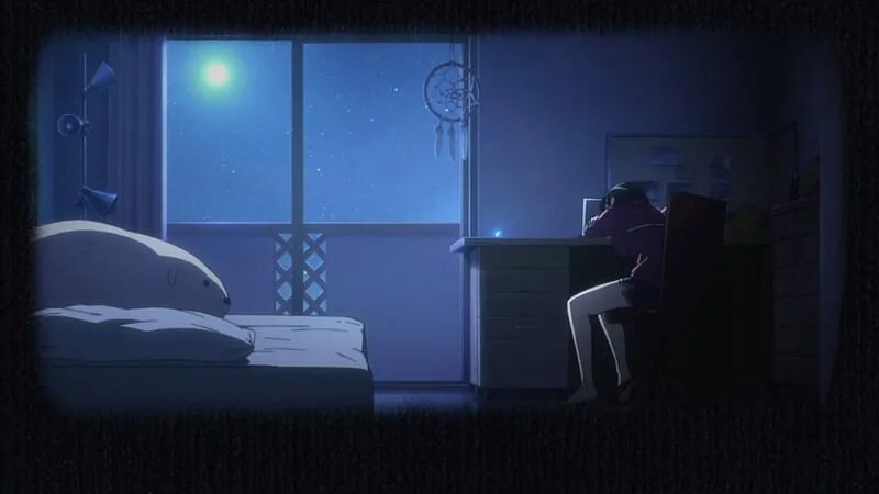 Ночная комната аниме 11
