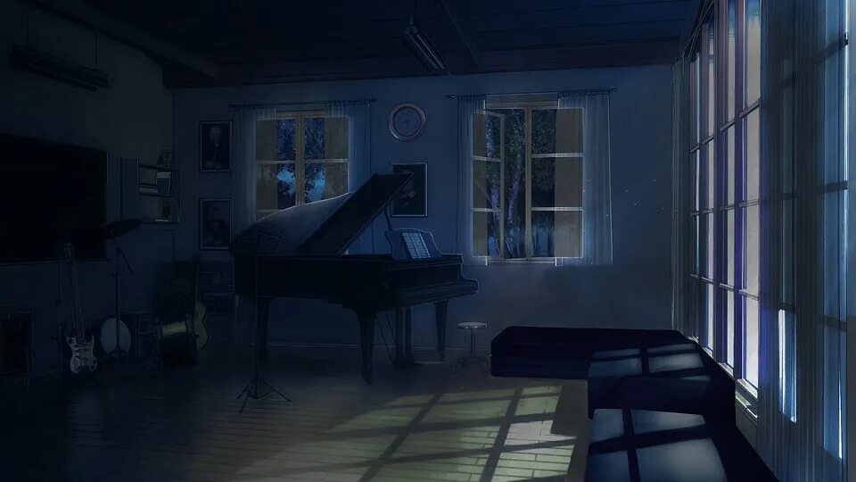 Ночная комната аниме 15