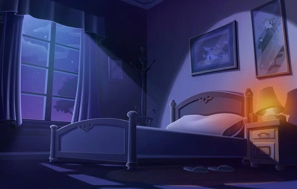 Ночная комната аниме 16