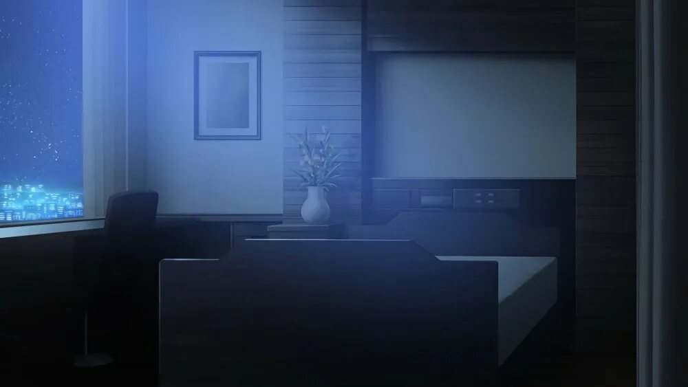 Ночная комната аниме 17