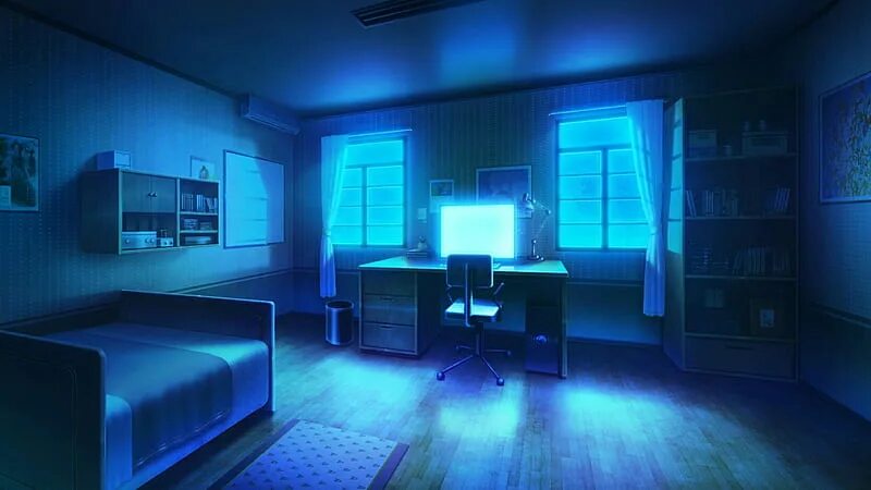 Ночная комната аниме 3