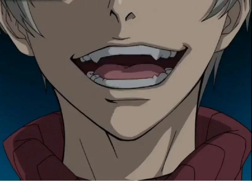 Острые зубы аниме 16