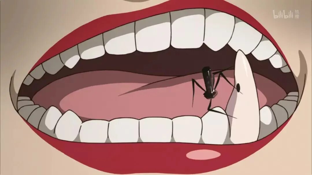 Острые зубы аниме 2