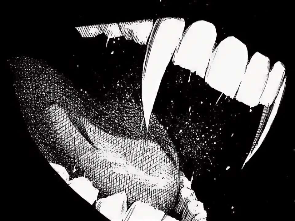 Острые зубы аниме 22