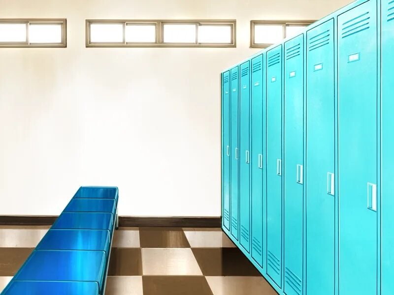 Школьные шкафчики аниме 11