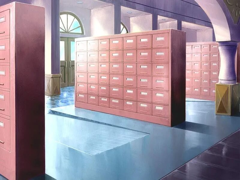 Школьные шкафчики аниме 12