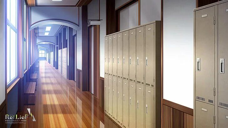Школьные шкафчики аниме 2