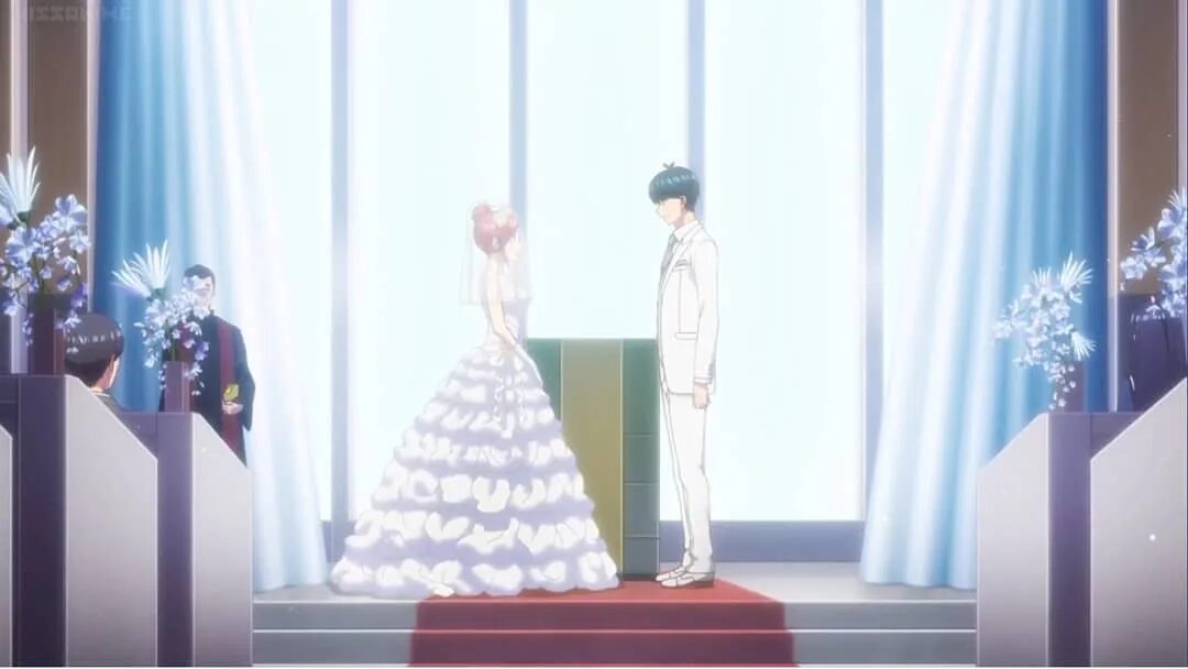 Свадьба аниме фон 5