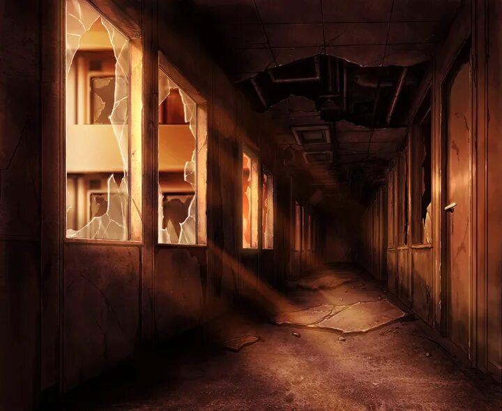 Темный коридор аниме 16