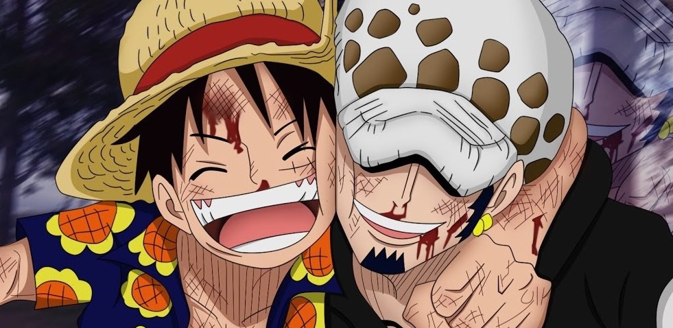 One Piece Ло и Луффи