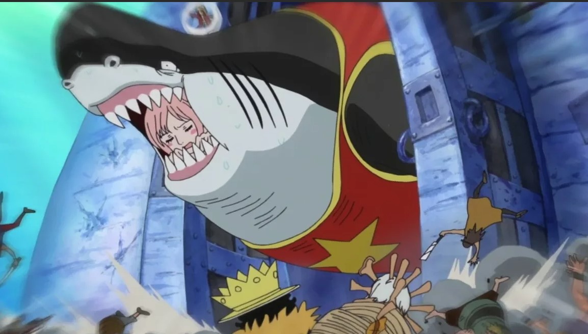 One Piece механическая акула